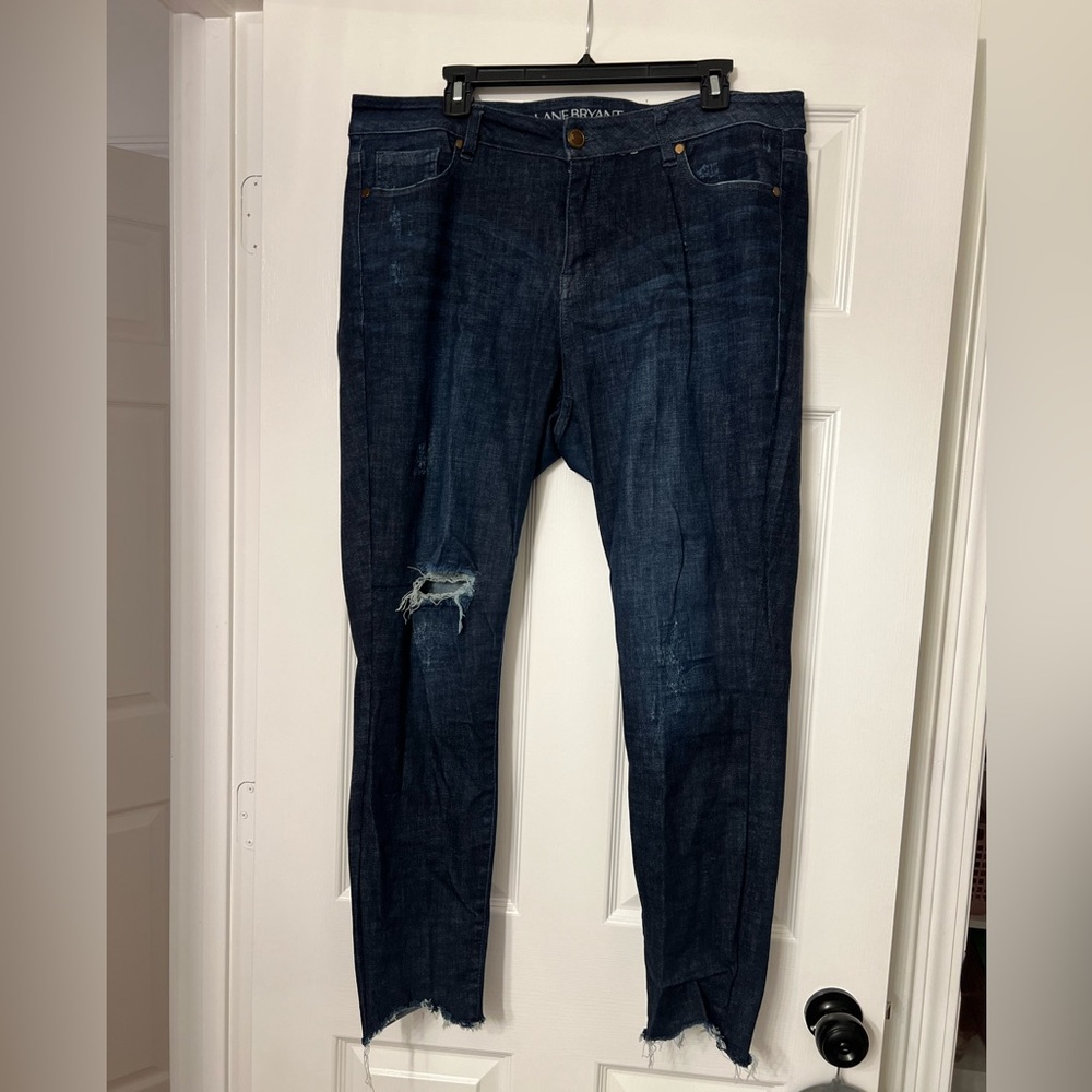 Lane Bryant Dark Blue Denim Jeans